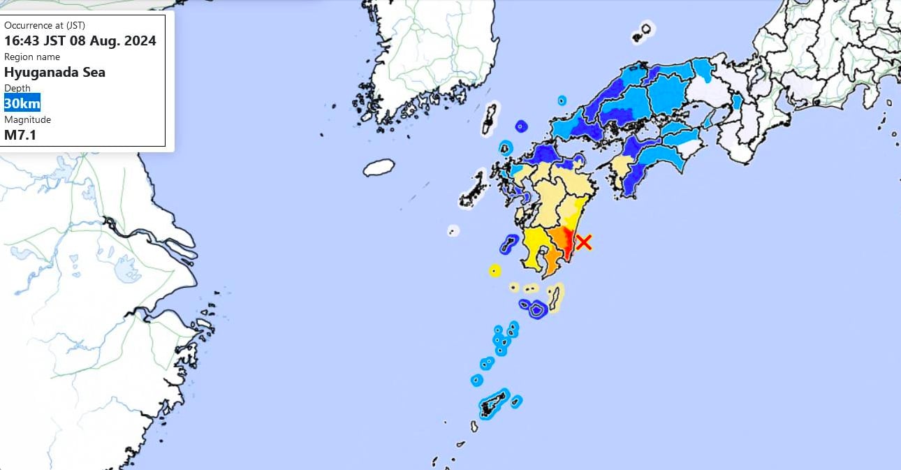 Il Giappone teme un “mega terremoto”. Il primo ministro Kishida annulla il viaggio in Asia