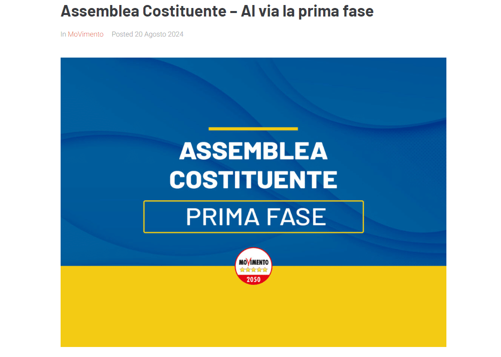 Mandati, nome, simbolo e gruppo dirigente: ecco i 20 temi della Costituente M5S