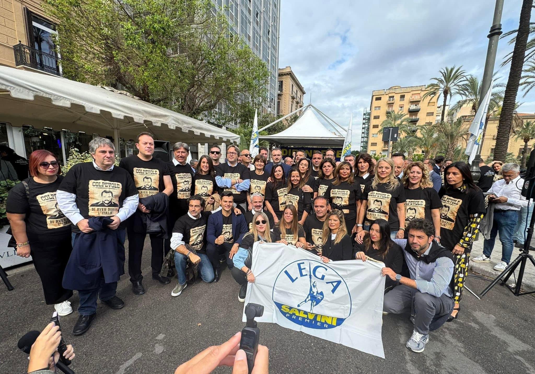 Processo Open Arms: a Palermo la Lega c’è, ma la piazza resta deserta