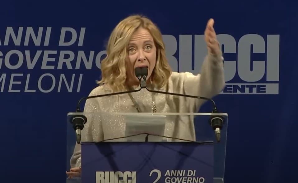 Elezioni in Liguria: i leader del centrodestra a Genova, con Toti convitato di pietra